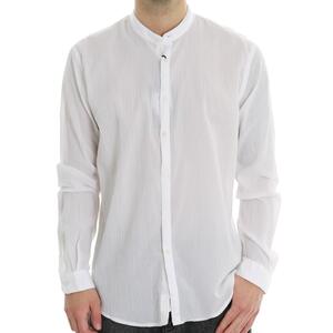 CAMICIA GOFFRATA BL11 BIANCO